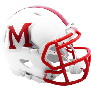 Miami (Ohio) Redhawks Mini Speed Matte White
