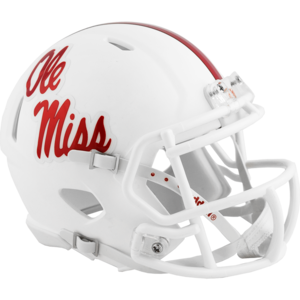 Ole Miss Rebels Mini Speed White