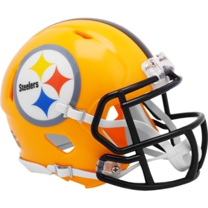 Pittsburgh Steelers Throwback Gold Mini Speed