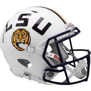LSU Tigers White Authentic Speed