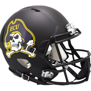 East Carolina Pirates Matte Black Authentic Speed