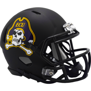 East Carolina Pirates Matte Black Mini Speed