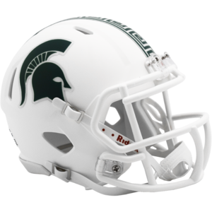 Michigan State Spartans White Mini Speed