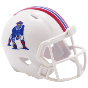 New England Patriots Limited Edition Throwback Pocket Size Helmet