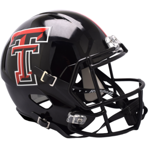 Texas Tech Red Raiders Black Replica Speed