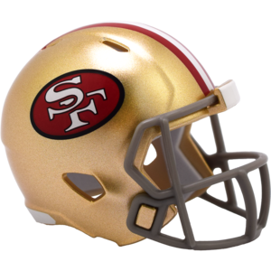 San Francisco 49ers Limited Edition Throwback Pocket Size Helmet