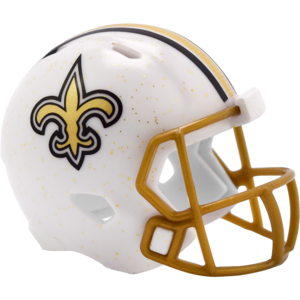 New Orleans Saints Limited Edition 2025 On-Field Alternate Pocket Size Helmet